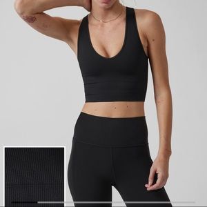 Athleta Aurora Crop Rib Tank